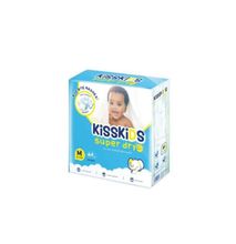 Kisskids Baby Diapers, Medium size pack